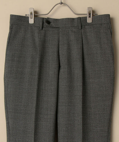 VALDITARO: グレンチェック ワンプリーツ スーツ