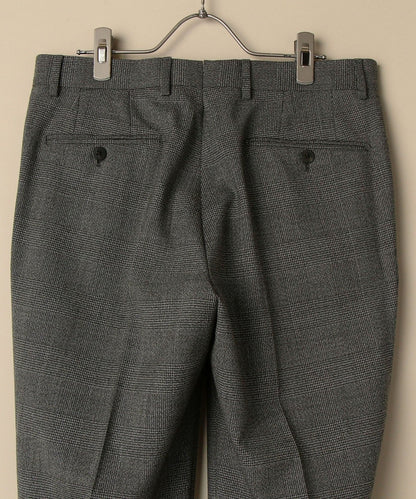 VALDITARO: グレンチェック ワンプリーツ スーツ