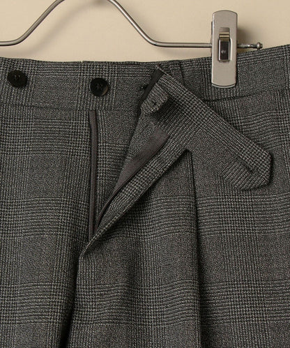 VALDITARO: グレンチェック ワンプリーツ スーツ