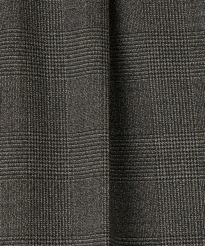 VALDITARO: グレンチェック ワンプリーツ スーツ