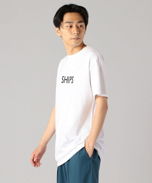 SHIPS:【一部WEB限定カラー】SHIPSロゴ エンブロイダリー Ｔシャツ