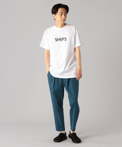 SHIPS:【一部WEB限定カラー】SHIPSロゴ エンブロイダリー Ｔシャツ