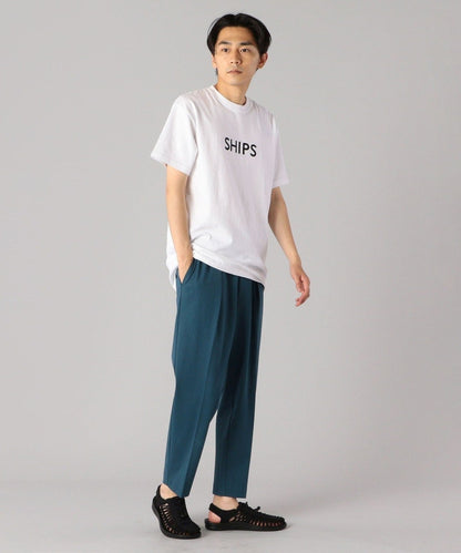 SHIPS:【一部WEB限定カラー】SHIPSロゴ エンブロイダリー Ｔシャツ