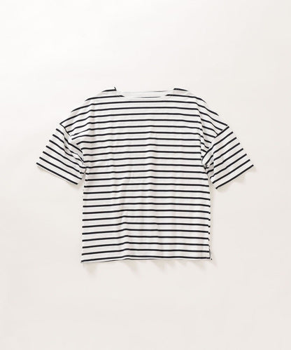SHIPS any: マリンボーダー ドルマン ボートネック  ユニセックス Tシャツ