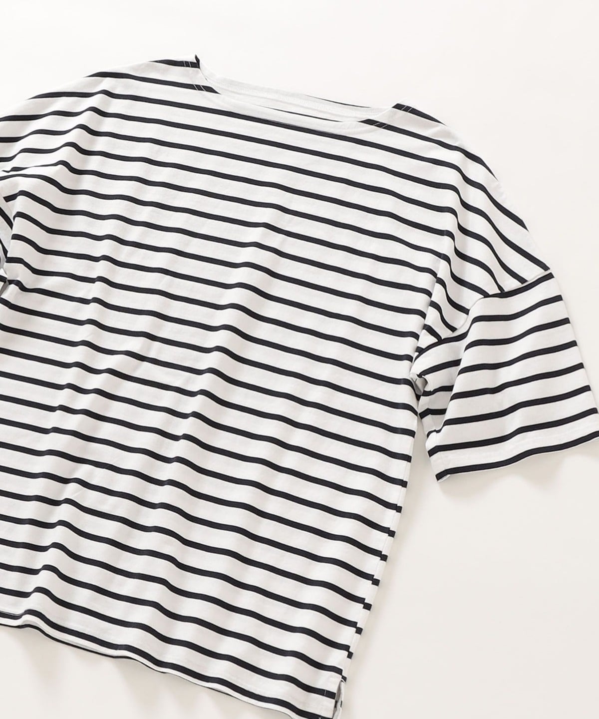 SHIPS any: マリンボーダー ドルマン ボートネック  ユニセックス Tシャツ