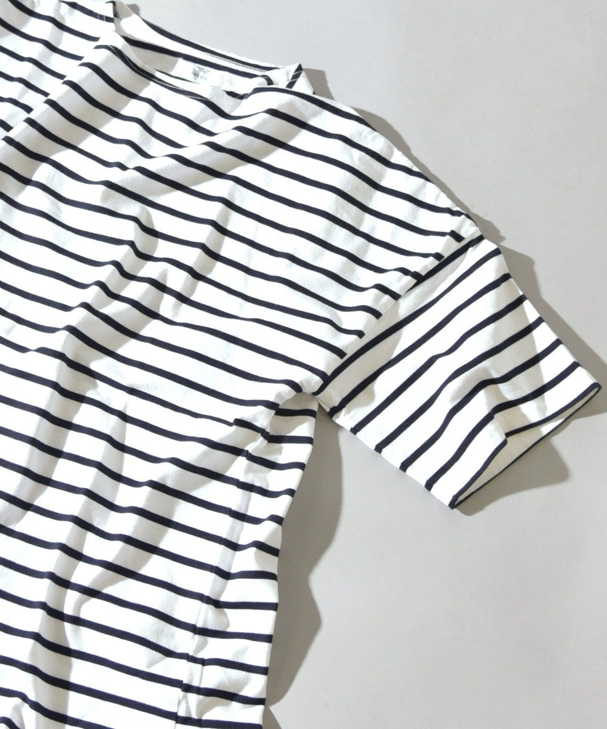 SHIPS any: マリンボーダー ドルマン ボートネック  ユニセックス Tシャツ