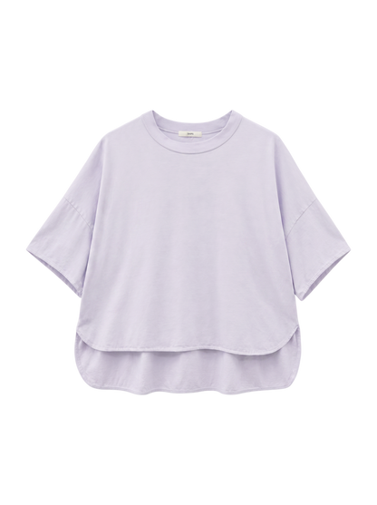 〈洗濯機可能〉バック フリル 半袖 Tシャツ
