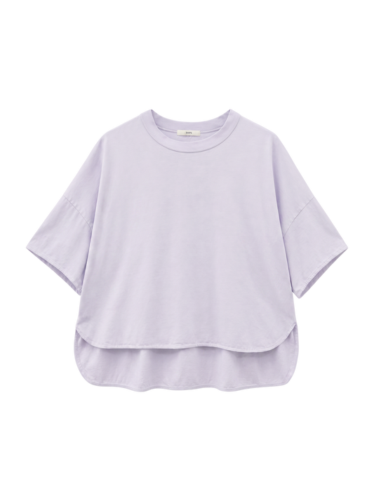 〈洗濯機可能〉バック フリル 半袖 Tシャツ