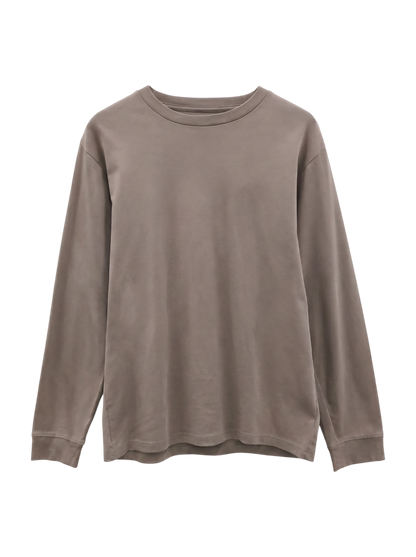 SHIPS Colors:シルケット コットン クルーネック Tシャツ (ロンT)