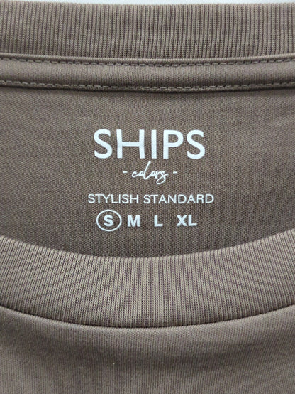 SHIPS Colors:シルケット コットン クルーネック Tシャツ (ロンT)