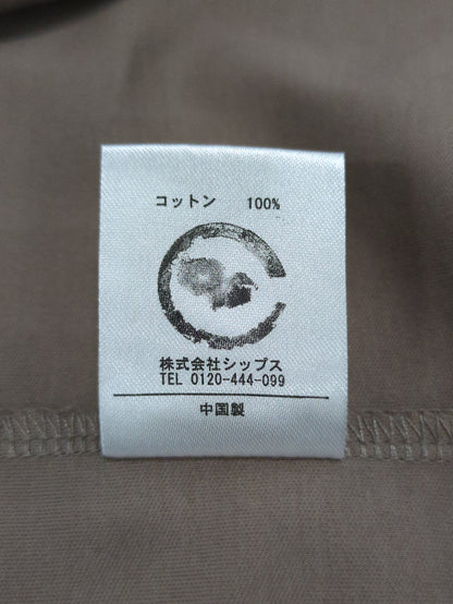 SHIPS Colors:シルケット コットン クルーネック Tシャツ (ロンT)