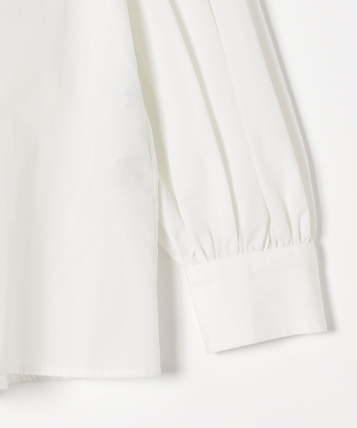 SHIPS any:〈洗濯機可能〉REPREVE スタンドカラー フレア シャツ