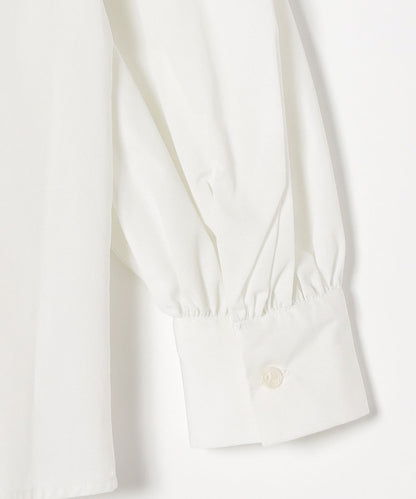 SHIPS any:〈洗濯機可能〉REPREVE スタンドカラー フレア シャツ