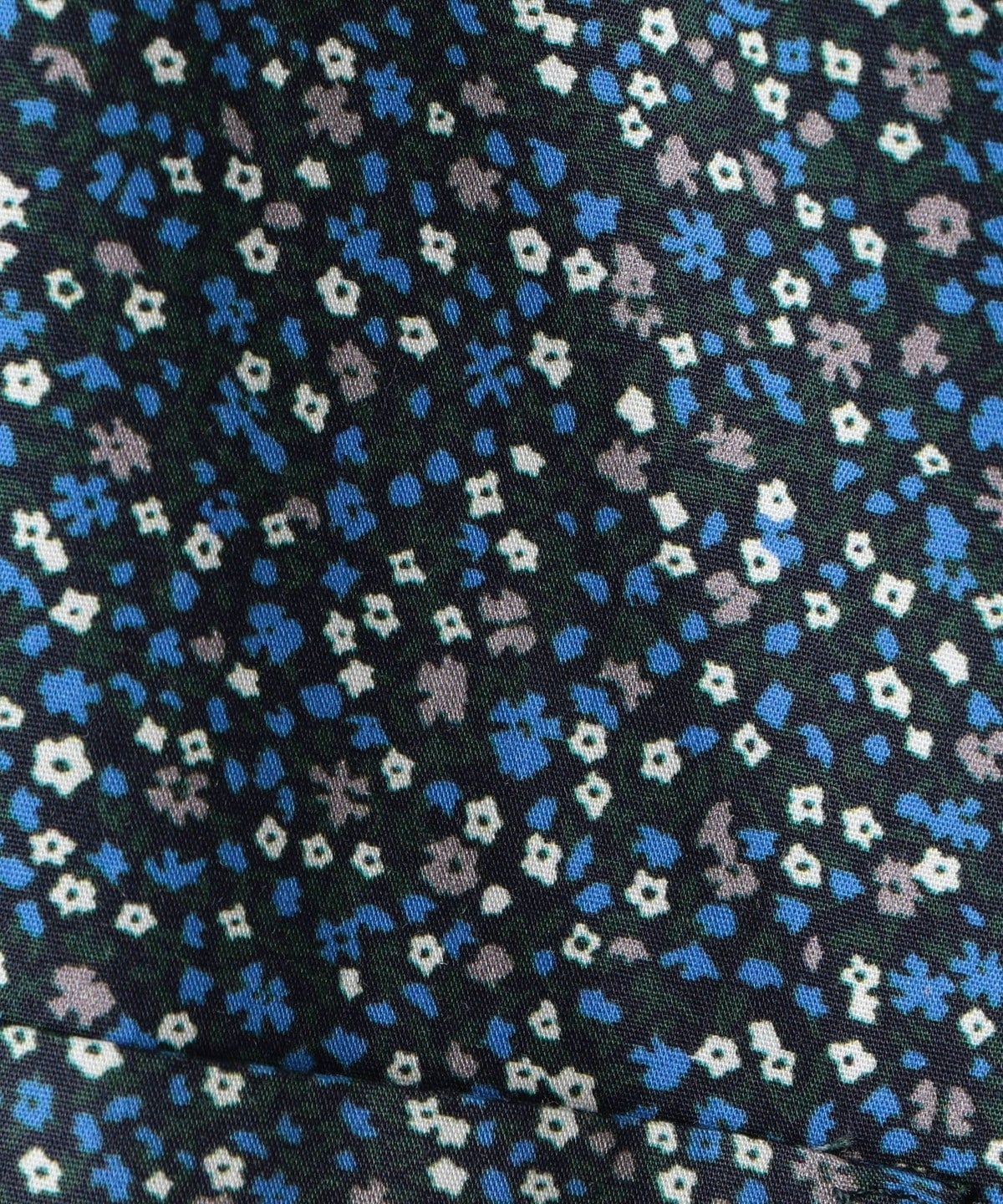 SHIPS: ブロード モチーフプリント セミワイドカラーシャツ