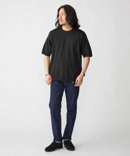 SHIPS: 〈手洗い可能〉 14ゲージ TEXBRID(R) リネン ニット Tシャツ