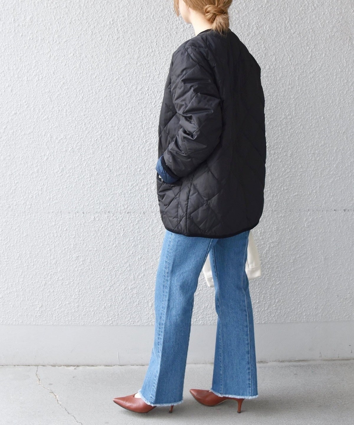 SHIPS any:〈ウォッシャブル〉センタークリース デニム パンツ［SHIPS any DENIM］