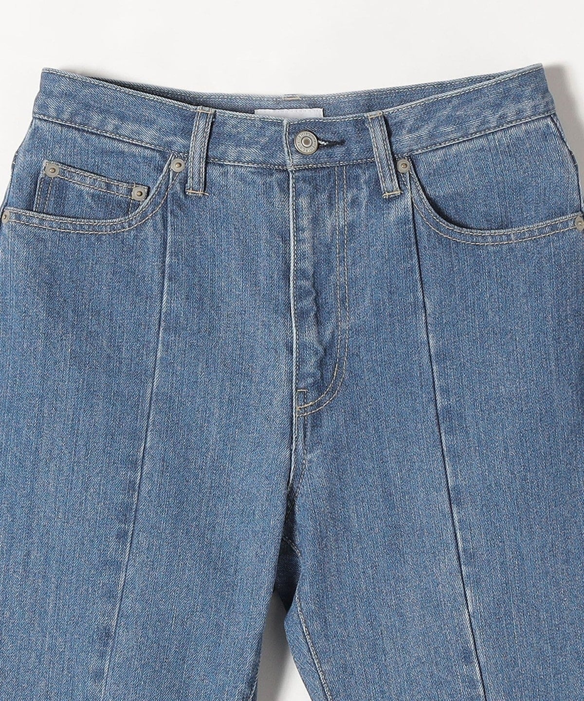 SHIPS any:〈ウォッシャブル〉センタークリース デニム パンツ［SHIPS any DENIM］