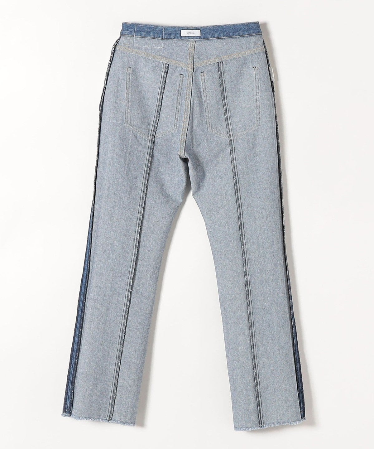 SHIPS any:〈ウォッシャブル〉センタークリース デニム パンツ［SHIPS any DENIM］