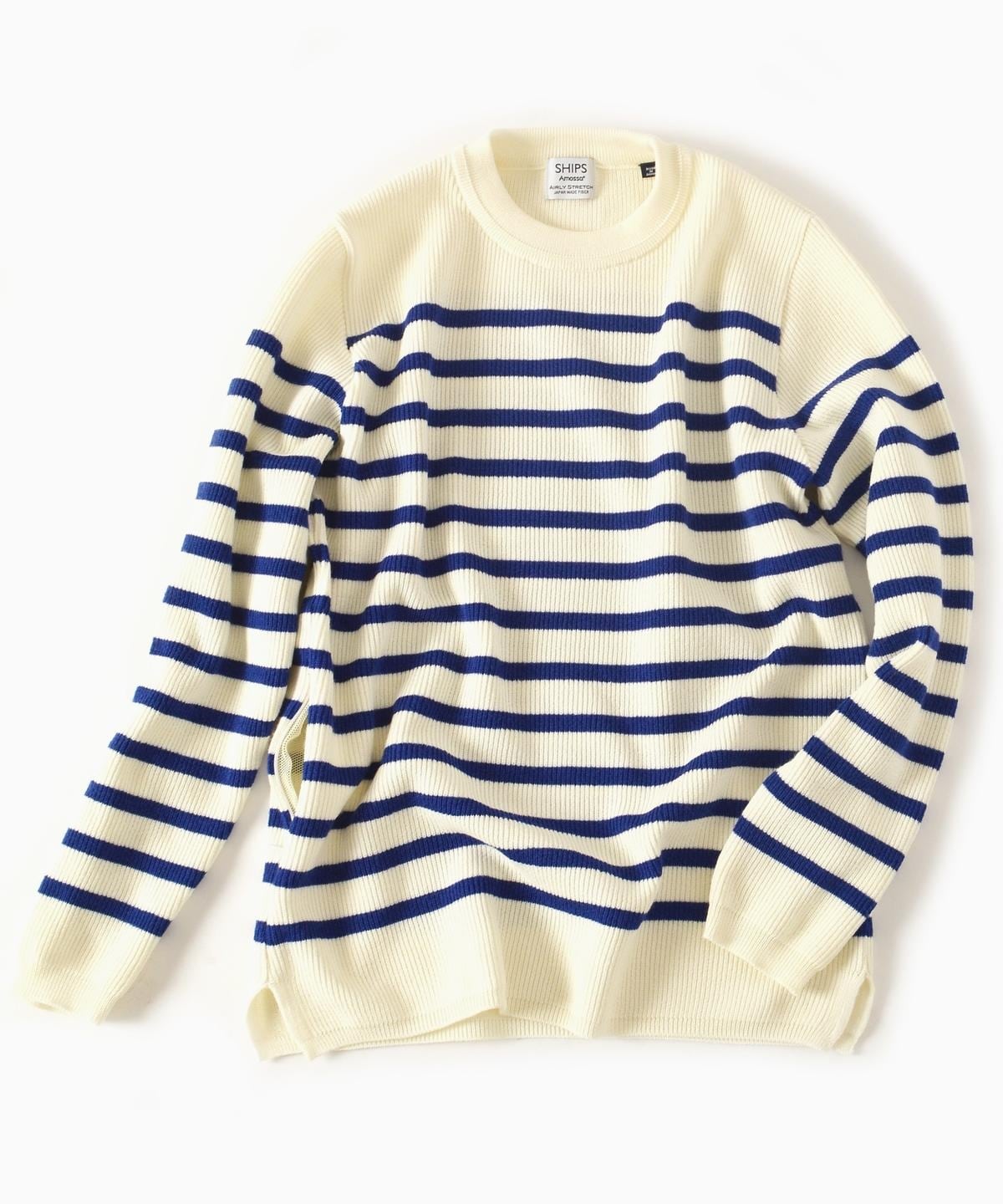 【Begin30th × SHIPSコラボ】 AMOSSA(R) ウォッシャブル ニット