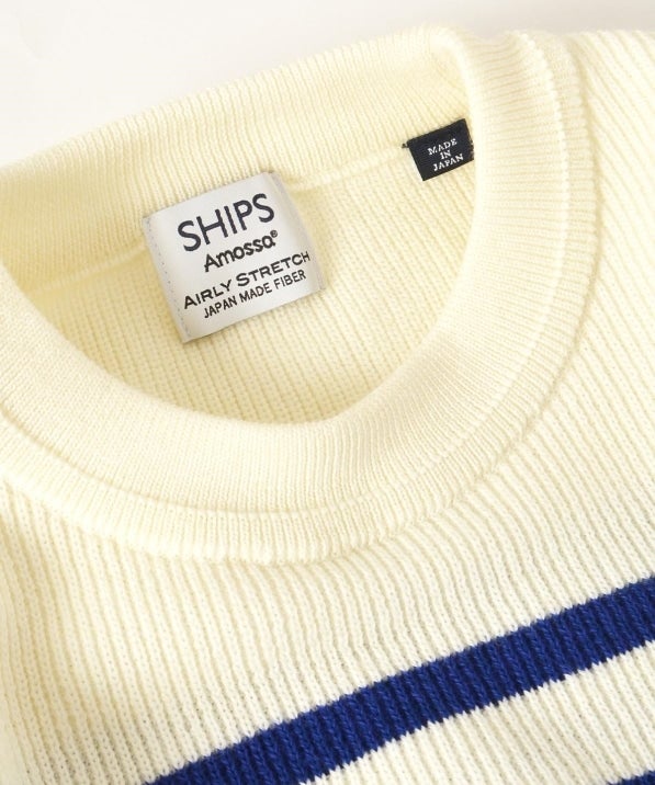 【Begin30th × SHIPSコラボ】 AMOSSA(R) ウォッシャブル ニット