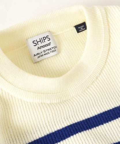 【Begin30th × SHIPSコラボ】 AMOSSA(R) ウォッシャブル ニット