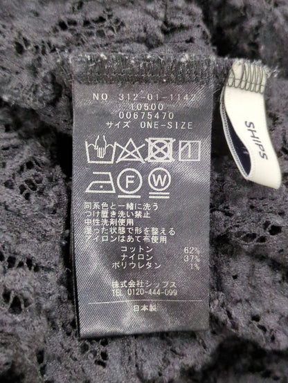 〈手洗い可能〉ラッセル レース クルーネック カットソー