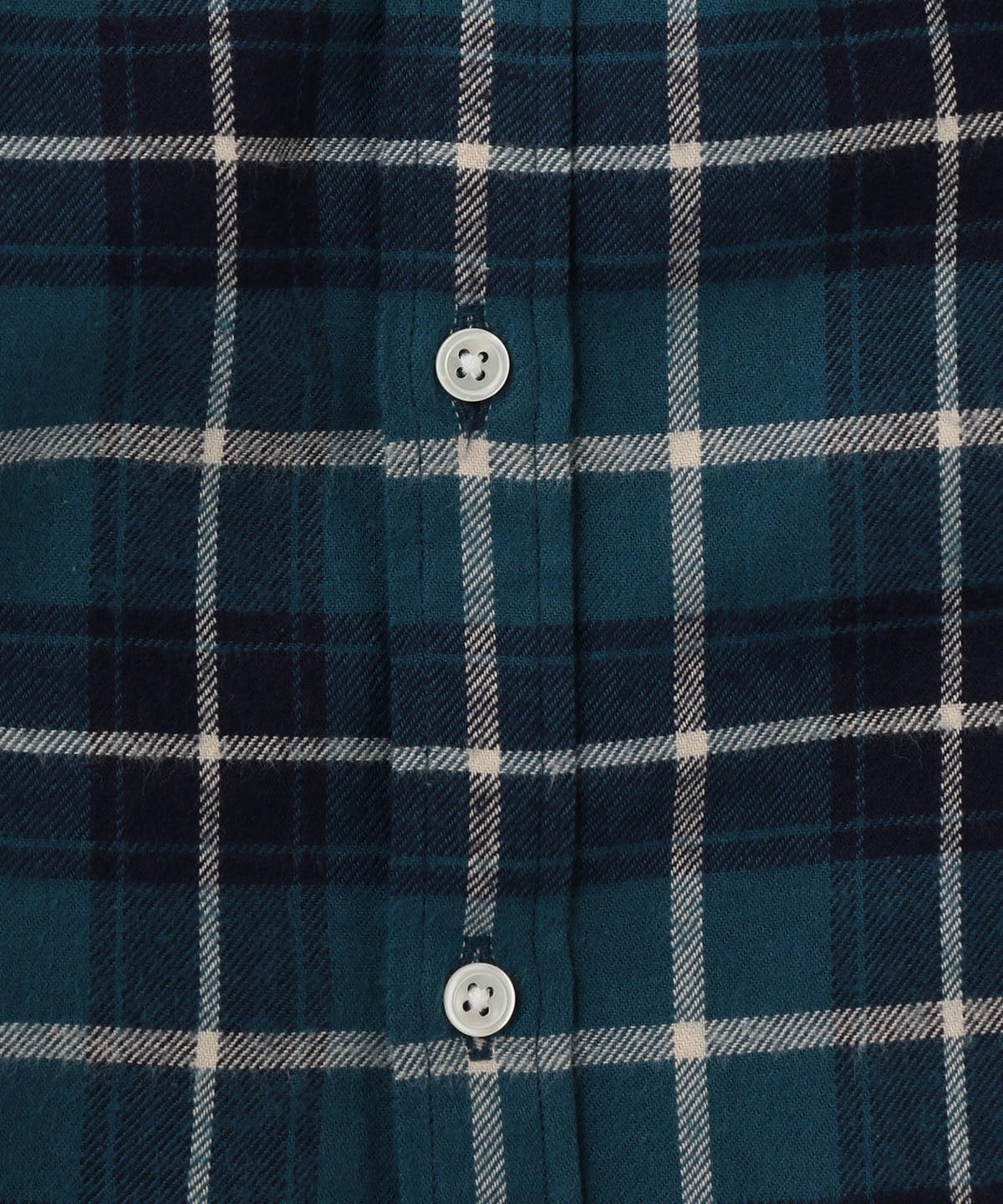 SHIPS: Shuttle notes チェック セミワイドカラー ネルシャツ