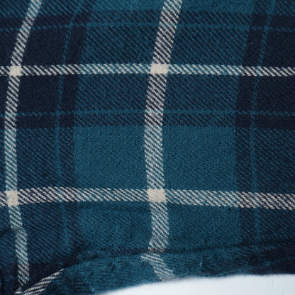 SHIPS: Shuttle notes チェック セミワイドカラー ネルシャツ