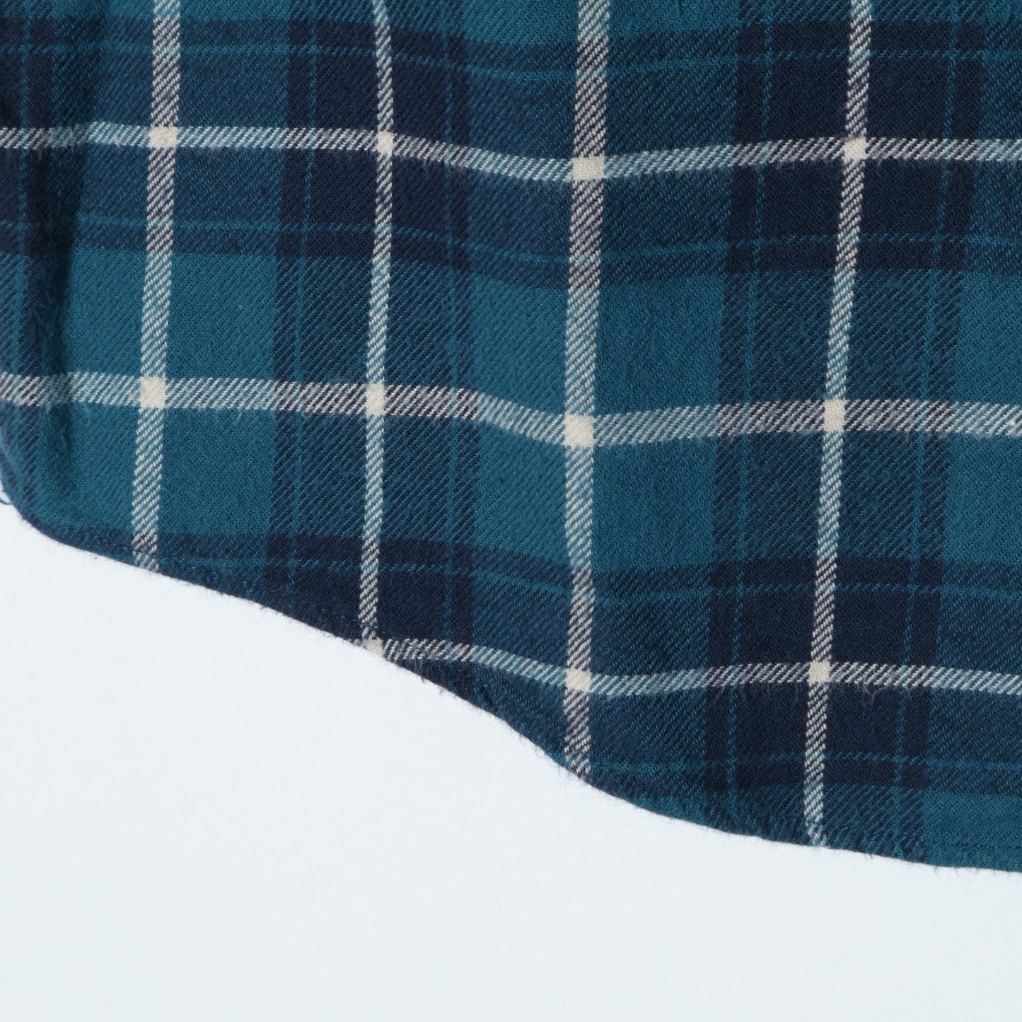 SHIPS: Shuttle notes チェック セミワイドカラー ネルシャツ