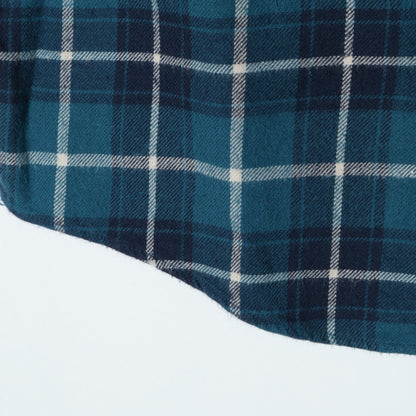 SHIPS: Shuttle notes チェック セミワイドカラー ネルシャツ