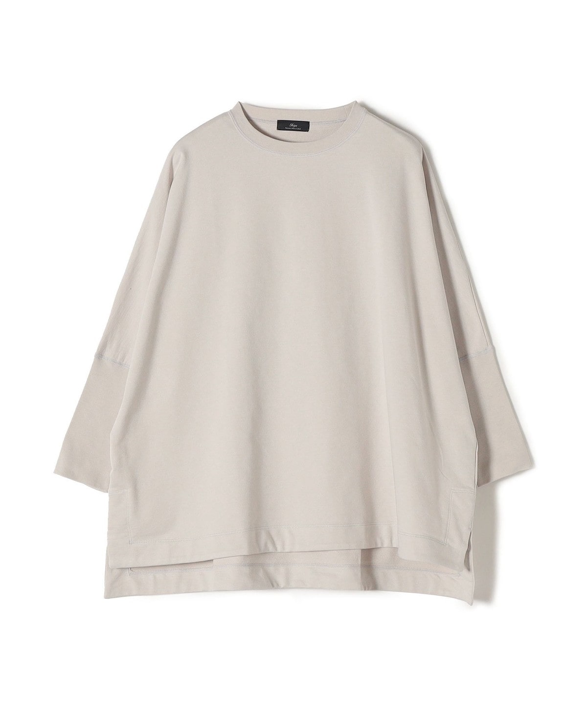 Primary NavyLabel:スビンコットンワイドジャージークルーネック