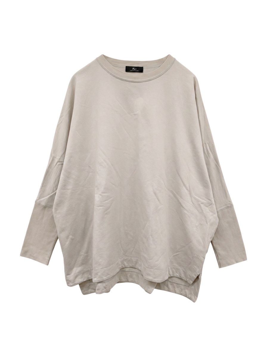 Primary NavyLabel:スビンコットンワイドジャージークルーネック