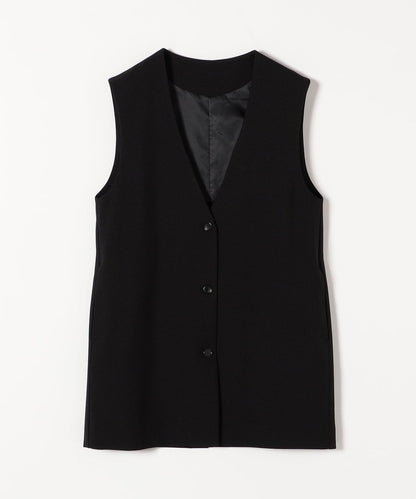 SHIPS any:〈ウォッシャブル〉ノーカラー ジレ