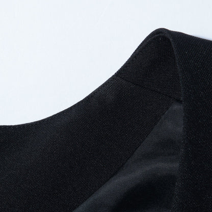 SHIPS any:〈ウォッシャブル〉ノーカラー ジレ