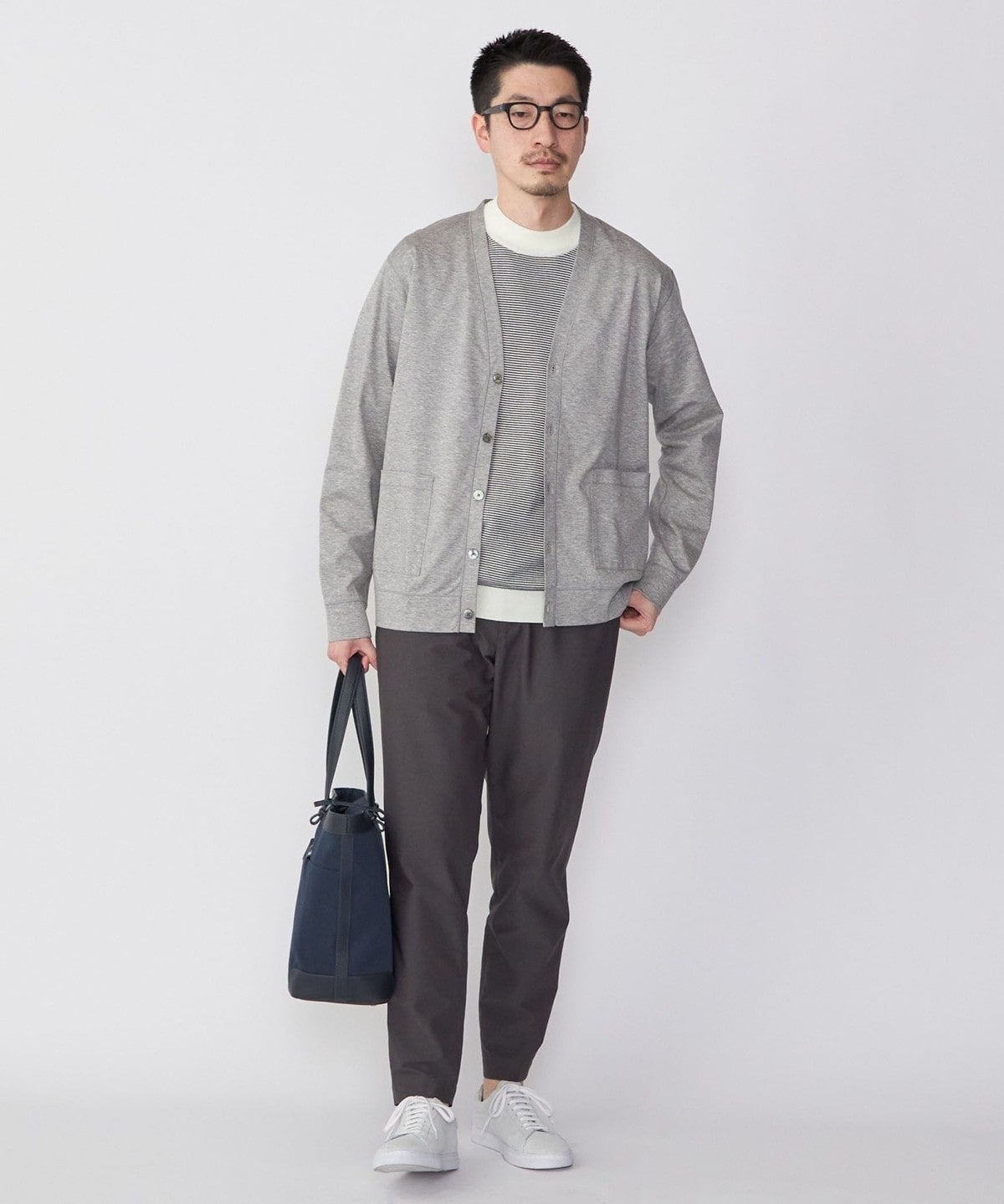 SHIPS:32ゲージ ハイゲージ ライト カーディガン