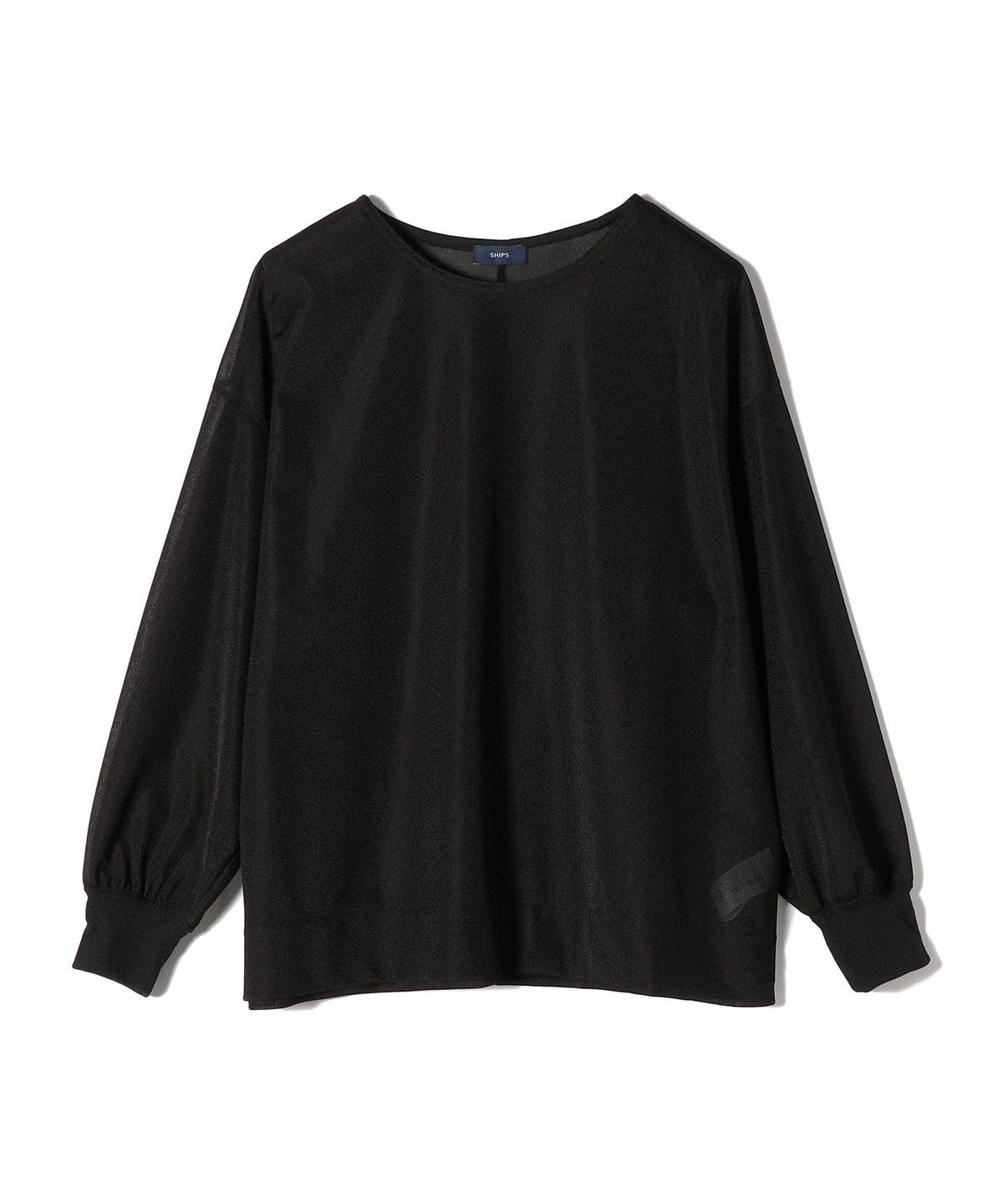 〈手洗い可能〉トリコットオーガンジーシアーTEE