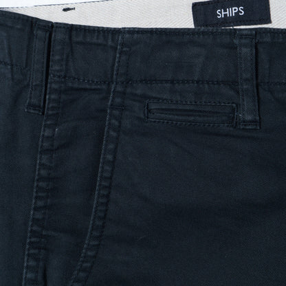 SHIPS:〈抗菌加工〉japan quality カラー テーパード スリム チノパンツ