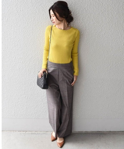 【手洗い可能】チェックパンツ