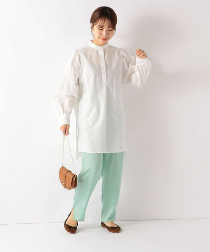 SHIPS any: パフスリーブ ロング シャツ