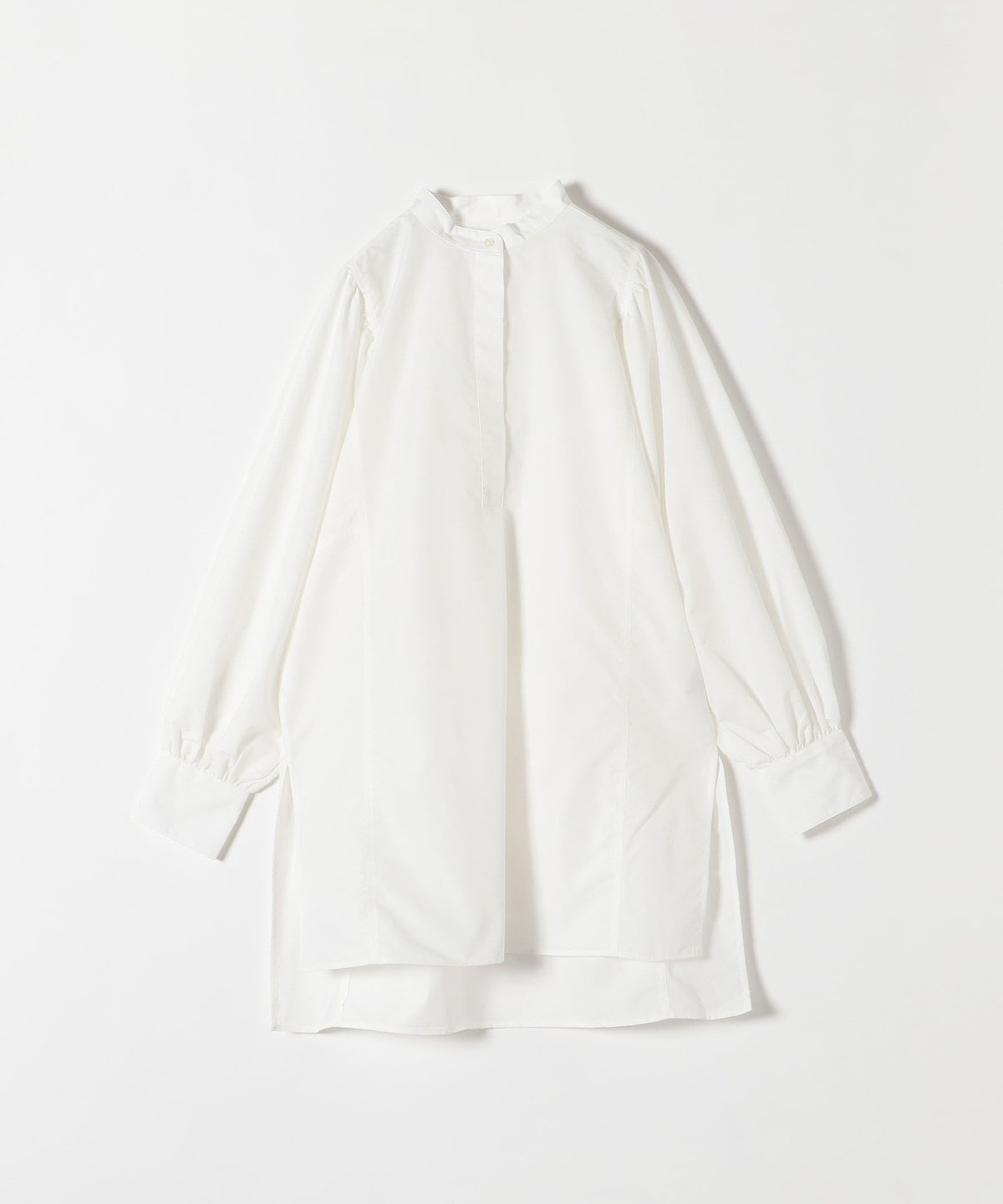 SHIPS any: パフスリーブ ロング シャツ