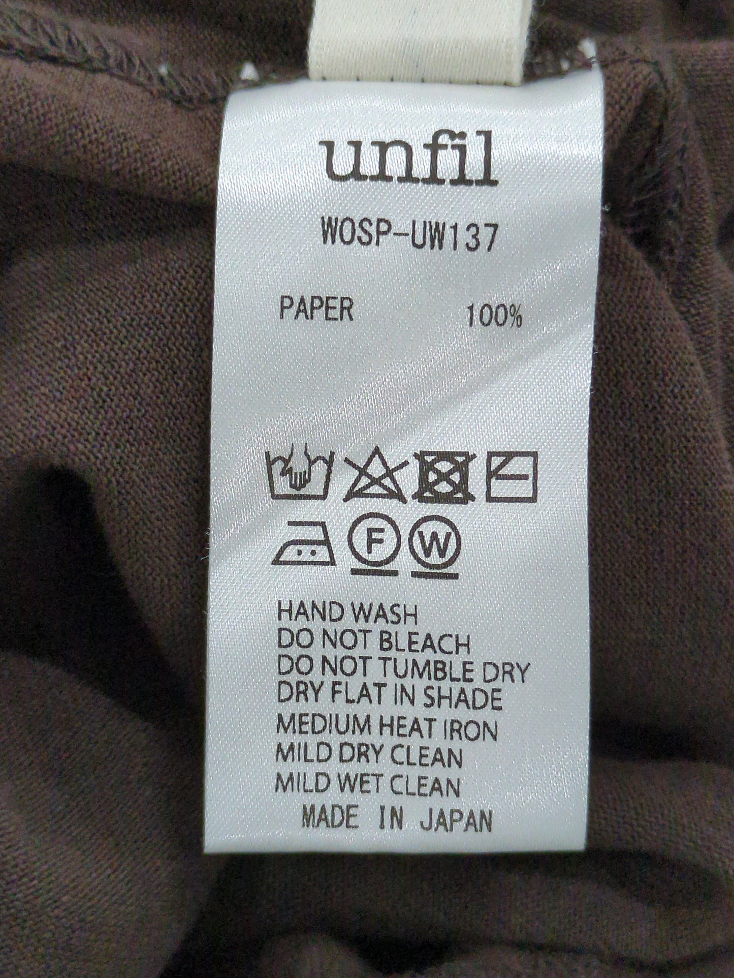 unfil:Tシャツ/カットソー