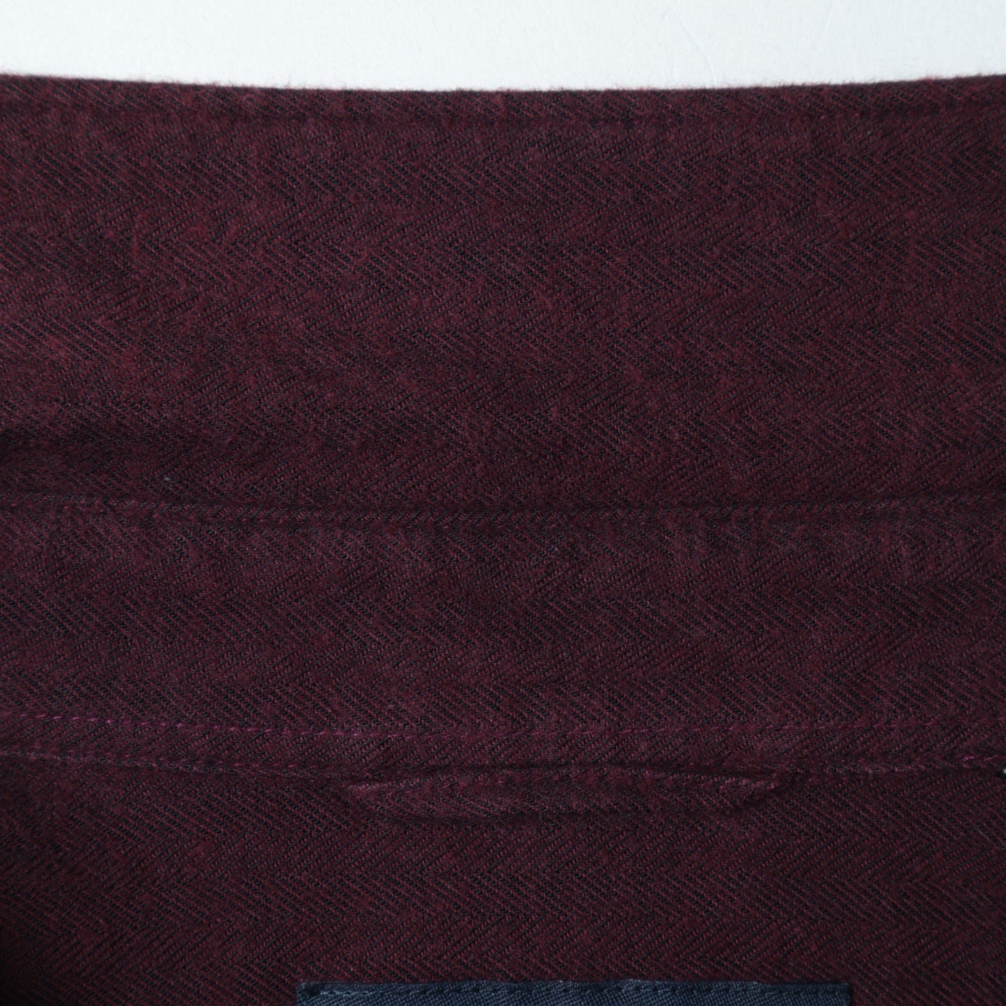 SHIPS: ネルヘリンボーン セミワイドカラーシャツ