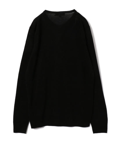 PrimaryNavyLabel:シルクリネンクルーネックカーディガン