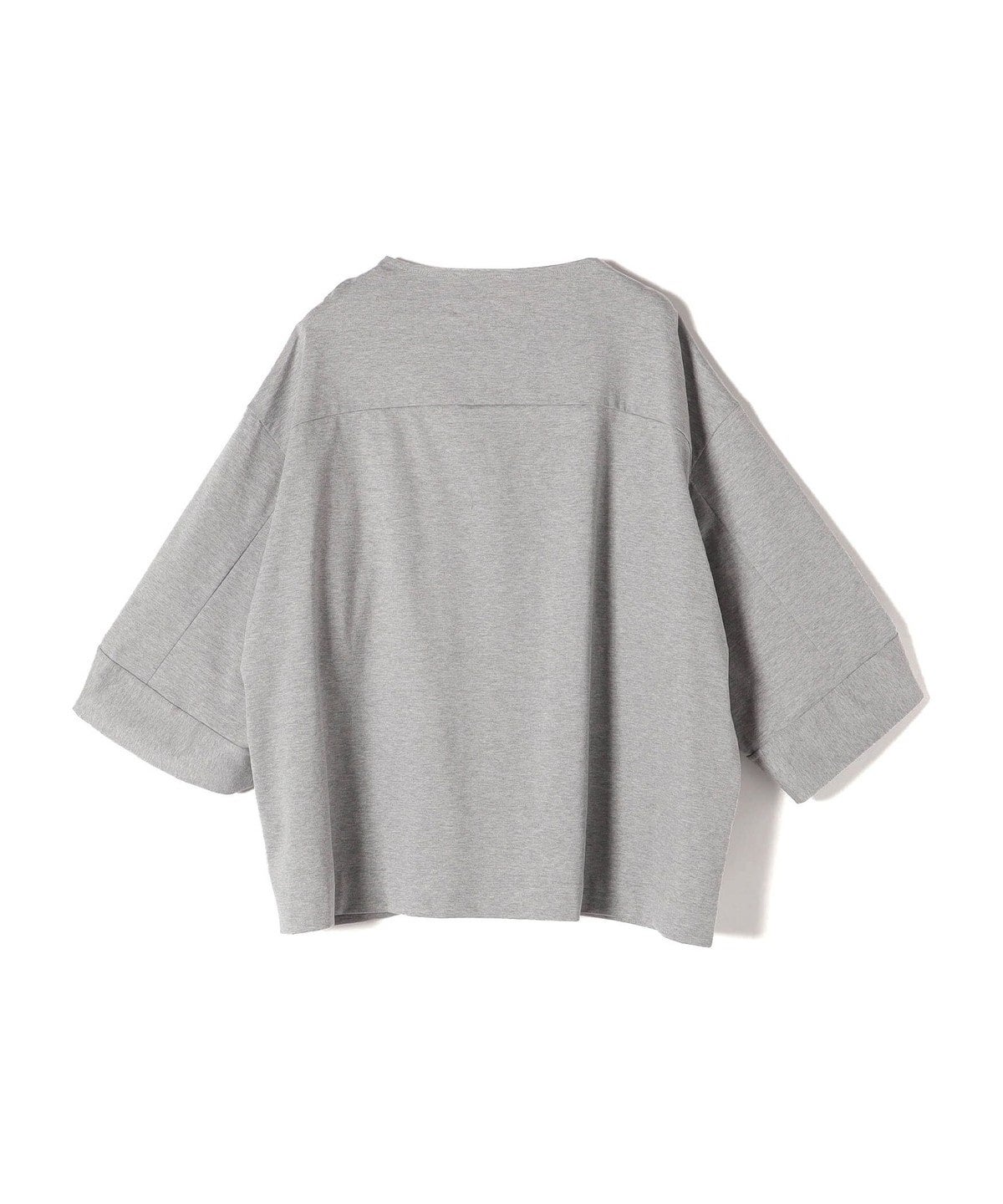 【SHIPS別注】Nell:〈手洗い可能〉フロント ギャザー Tシャツ