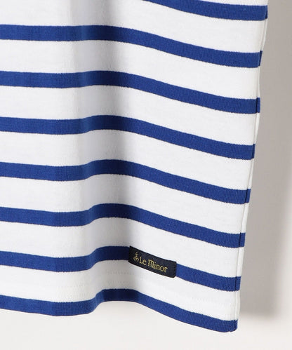 【SHIPS any別注】Le minor: ボートネック フレンチスリーブ ボーダーカットソー