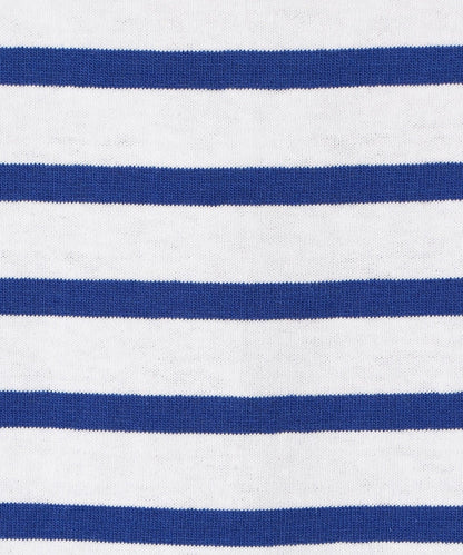 【SHIPS any別注】Le minor: ボートネック フレンチスリーブ ボーダーカットソー