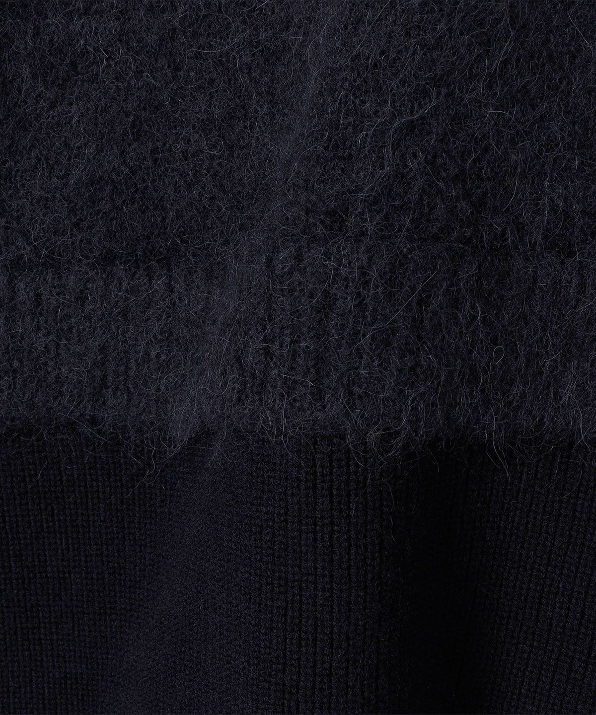 〈手洗い可能〉アルパカ混 ファー コンビ ジレ
