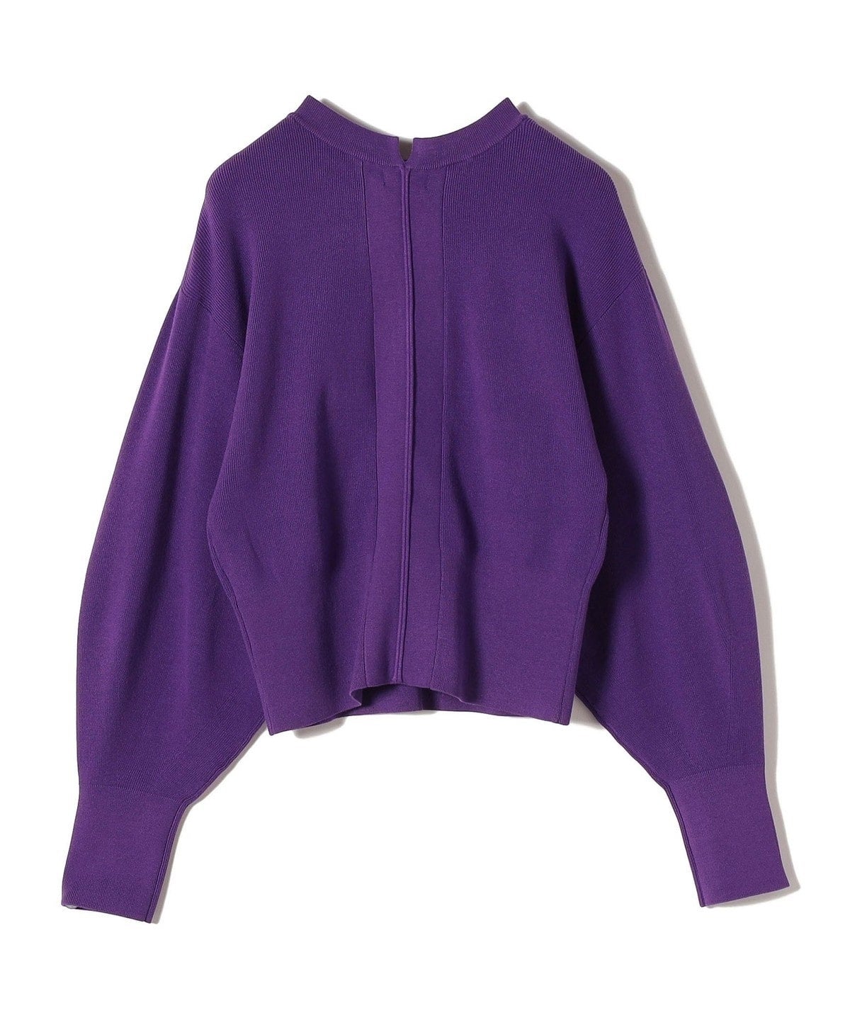 〈手洗い可能〉ボートネック ウェスト フィット プルオーバー