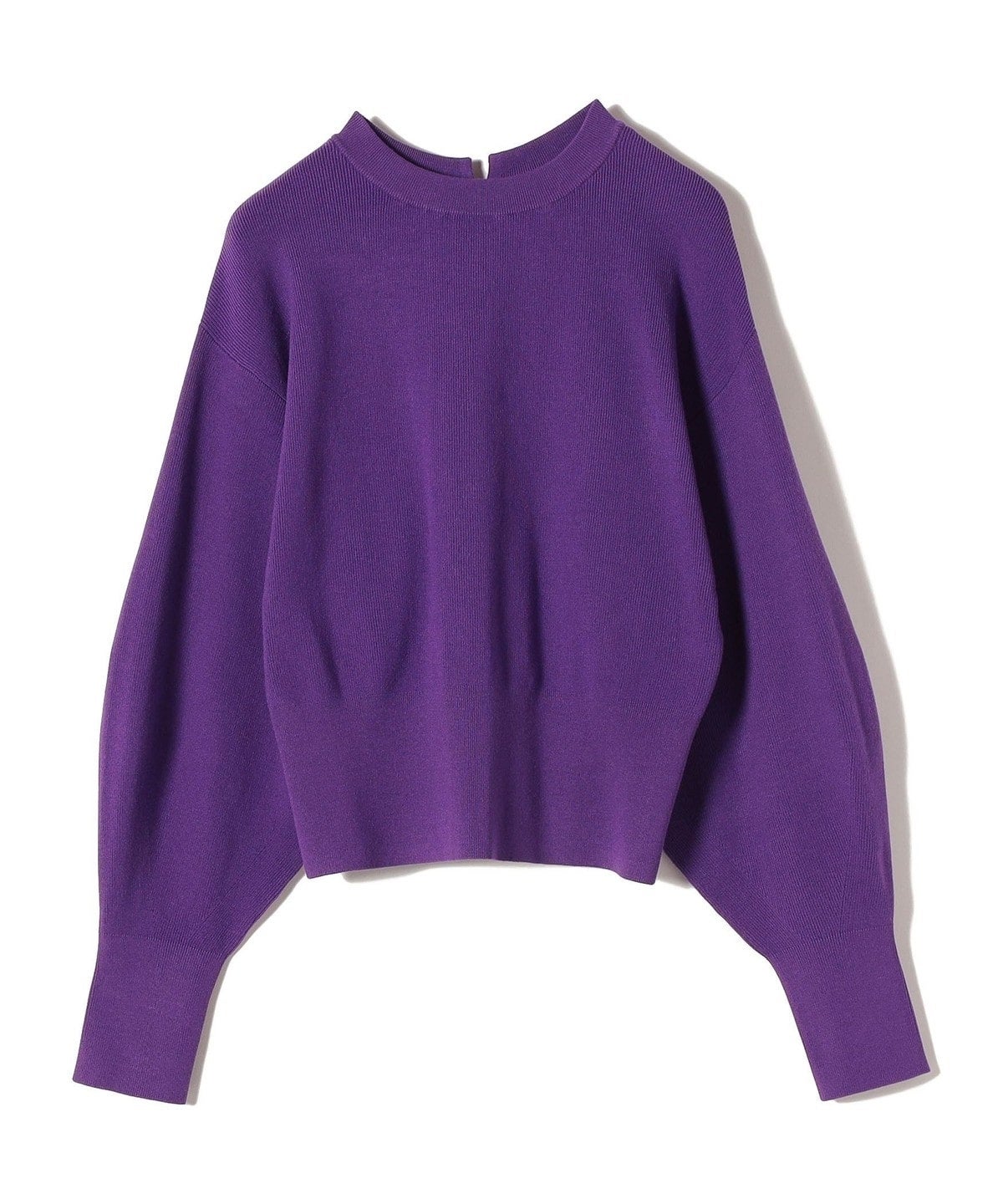 〈手洗い可能〉ボートネック ウェスト フィット プルオーバー