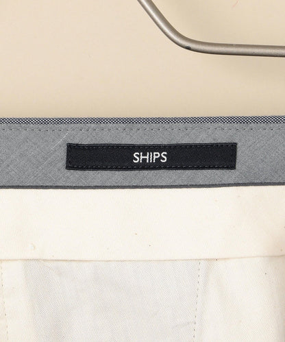 SHIPS: COOLMAX(R) ストレッチ オックスフォード ノープリーツ パンツ